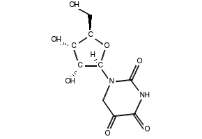 5-HYDROXYURIDINE structure, CAS 957-77-7