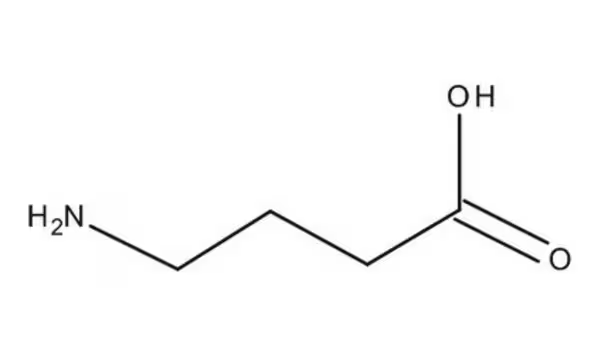 4-Aminobutyric acid structure, CAS 56-16-2