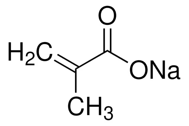 SODIUM METHACRYLATE structure, CAS 5536-61-8