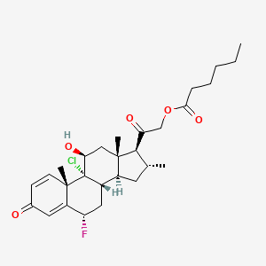 Clocortolone Caproate structure, CAS 4891-71-8