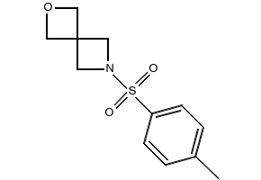 6-(4-methylphenyl)sulfonyl-2-oxa-6-azaspiro[3.3]heptane structure, CAS 13573-28-9