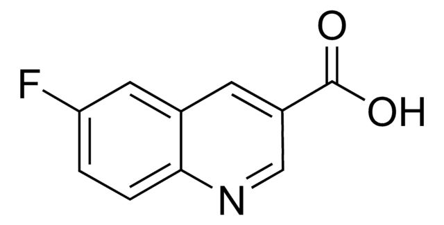 6-fluoroquinoline-3-carboxylic acid structure, CAS 116293-90-4