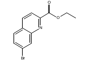 ethyl 7-bromoquinoline-2-carboxylate structure, CAS 1196153-95-3