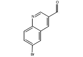 6-bromoquinoline-3-carbaldehyde structure, CAS 1196155-68-6
