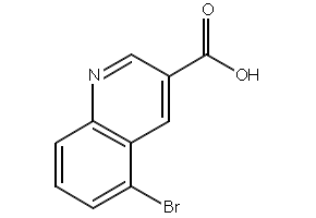 5-bromoquinoline-3-carboxylic acid structure, CAS 1416438-47-5