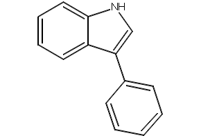3-phenylindole structure, CAS 1504-16-1