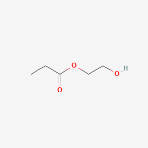 Propionic acid 2-hydroxyethyl ester structure, CAS 24567-27-9