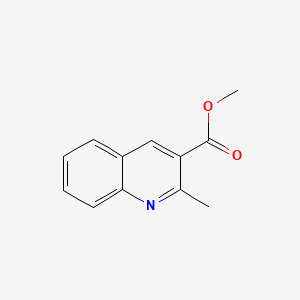 Methyl -2-Methylquinoline-3-carboxylate structure, CAS 30160-03-3