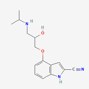 cyanopindolol structure, CAS 81608-27-7