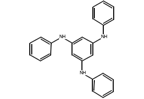 N,N',N''-triphenyl-1,3,5-benzenetriamine structure, CAS 102664-66-4
