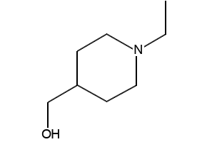 1-ethyl-4-hydroxymethylpiperidine structure, CAS 90226-87-2