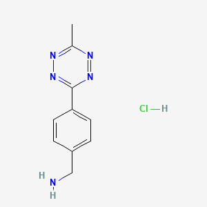Methyltetrazine-Amine structure, CAS 1345955-28-3