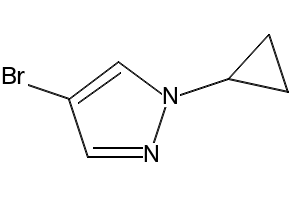 4-bromo-1-cyclopropylpyrazole structure, CAS 1151802-23-1