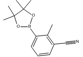 2-Methyl-3-(4,4,5,5-tetramethyl-1,3,2-dioxaborolan-2-yl)benzonitrile structure, CAS 1231892-37-7