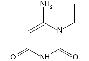 6-Amino-1-ethylpyrimidine-2,4(1H,3H)-dione structure, CAS 41862-09-3
