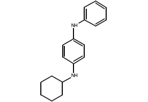 N1-Cyclohexyl-N4-phenylbenzene-1,4-diamine structure, CAS 101-87-1