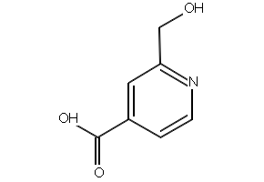 2-(Hydroxymethyl)isonicotinic acid structure, CAS 915140-06-6