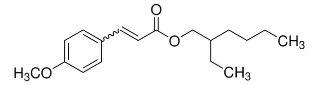 Octyl 4-methoxycinnamate structure, CAS 5466-77-3