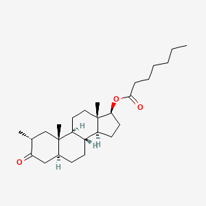 DROSTANOLONE ENANTHATE structure, CAS 13425-31-5