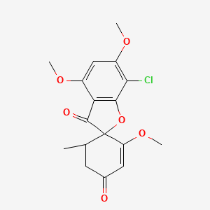 Fulvicin structure, CAS 78739-00-1