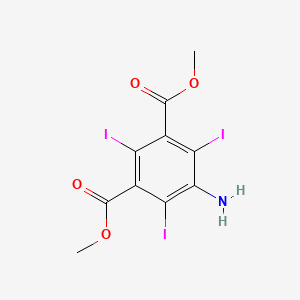 dimethyl 5-amino-2,4,6-triiodo-1,3-benzenedicarboxylate structure, CAS 154921-11-6