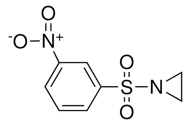 1-(4-nitro-benzenesulfonyl)-aziridine structure, CAS 43090-97-7