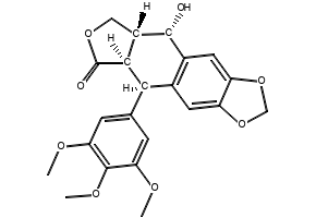 Epipodophyllotoxin structure, CAS 4375-07-9