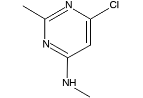 6-Chloro-N,2-dimethyl-4-pyrimidinamine structure, CAS 5621-01-2