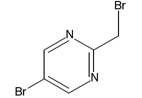 5-Bromo-2-(bromomethyl)pyrimidine structure, CAS 1193116-74-3