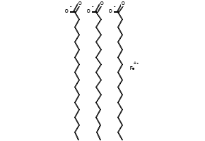 FERRIC STEARATE structure, CAS 555-36-2