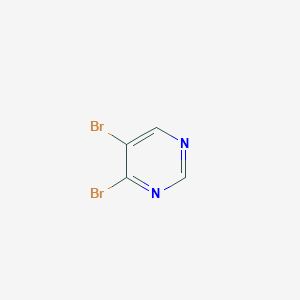 4,5-Dibromopyrimidine structure, CAS 1381946-49-1