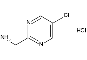 (5-bromopyrimidin-2-yl)methanamine hydrochloride structure, CAS 1240594-62-0