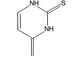 4-methyl-1H-pyrimidine-2-thione structure, CAS 35071-17-1