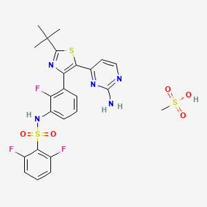 Dabrafenib Mesylate structure, CAS 1195768-06-9