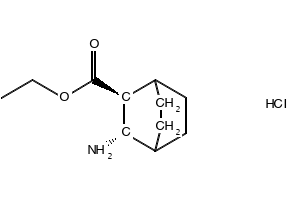 (1R,2S,3S,4R)-ethyl 3-aminobicyclo[2.2.2]octane-2-carboxylate hydrochloride structure, CAS 1626482-00-5