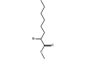 METHYL 2-BROMOOCTANOATE structure, CAS 5445-22-7