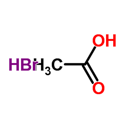 HYDROBROMIC ACID >33% IN ACETIC ACID structure, CAS 37348-16-6