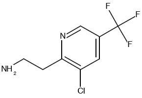 2-(3-chloro-5-(trifluoroMethyl)pyridin-2-yl)ethanaMine structure, CAS 658066-44-5