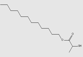 Lactic Acid Dodecyl Ester structure, CAS 6283-92-7