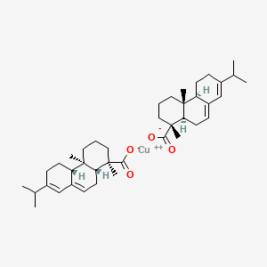[1R-(1alpha,4abeta,4balpha,10aalpha)]-1,2,3,4,4a,4b,5,6,10,10a-decahydro-1,4a-dimethyl-7-(isopropyl)phenanthrene-1-carboxylic acid, copper saltChemicalBook structure, CAS 10248-55-2