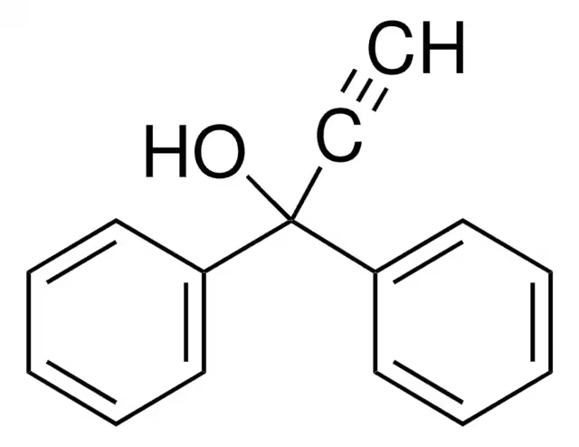 1,1-DIPHENYL-2-PROPYN-1-OL structure, CAS 3923-52-2