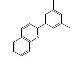 2-(3,5-diMethylphenyl)quinoline structure, CAS 1056451-44-5