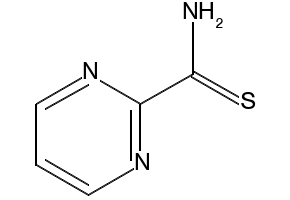 2-Pyrimidinecarbothioamide (9CI) structure, CAS 4537-73-9