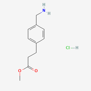 methyl 3-(4-aminomethylphenyl)propanoate(HCl) structure, CAS 103565-40-8