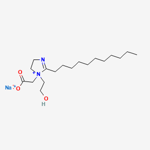 SODIUM LAUROAMPHOACETATE structure, CAS 156028-14-7