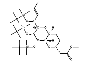 Eribulin mesylate intermediate structure, CAS 157322-83-3