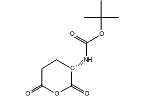 BOC-GLU ANHYDRIDE structure, CAS 2420-13-5