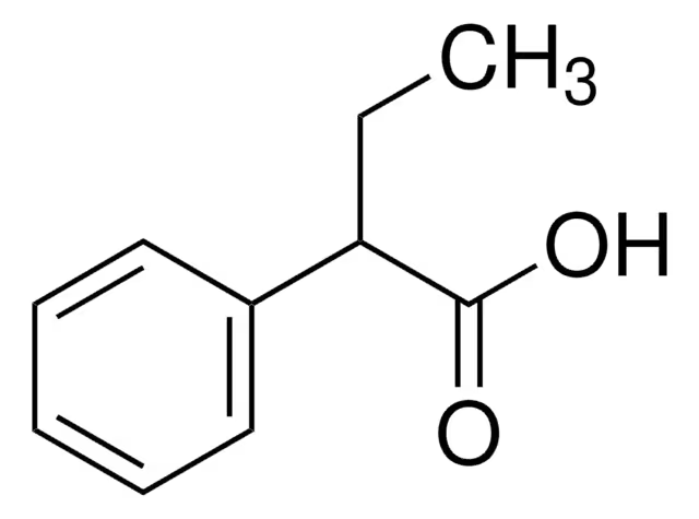 2-Phenylbutyric acid structure, CAS 90-27-7