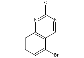 4-Bromo-2-chloroquinazoline structure, CAS 134517-33-2