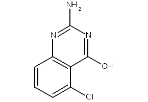 4(3H)-Quinazolinone, 2-amino-5-chloro- structure, CAS 50440-85-2
